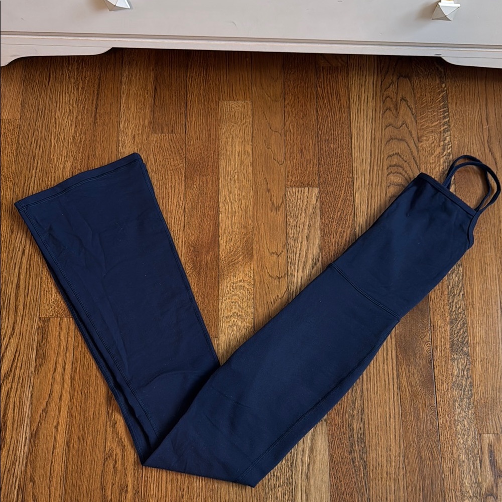 Navy Aritzia Wilfred Free Divinity Kick Flare Jumpsuit